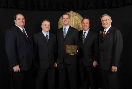 Pictured left to right: Andrew Billingsley, Keith Linthicum, James Moore, Don Carfagna, Dr. James Zuiches